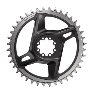 SRAM CHAIN RING ROAD 46T DM X-SYNC 6.5MM OFFSET - BLACK (RIVAL) Including 8 chainring bolts