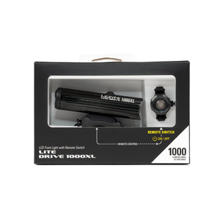 Lezyne Lite Drive 1000XL - Black/Higlos