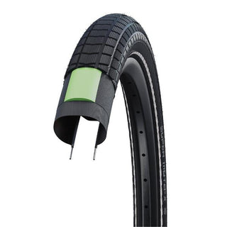 Schwalbe Super Moto X 27.5x2.40" Double Defense GreenGuard Addix Performance Reflective wall E-50