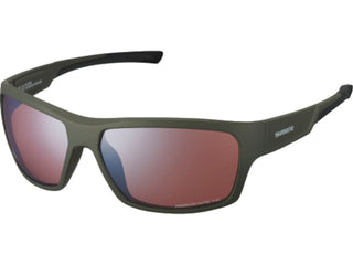 Shimano Pulsar Sunglasses Bronze Green (Ridescape High Contrast Lens)