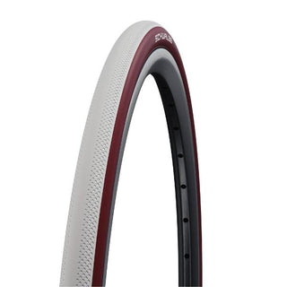 Schwalbe Wheelchair Dunk King 700 x 25C (25-622) Evolution Line White/Bordeaux Colour