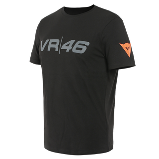 Dainese Vr46 Pit Lane T-Shirt - Black/Fluro-Yellow