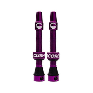 CushCore Tubeless Valves (pair) Purple - 44mm