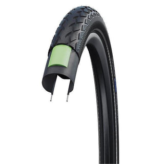 Schwalbe Marathon 28 x 1 1/2" (40-635) GreenGuard Reflective Sidewall E-25