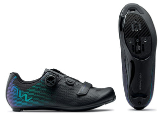 Northwave Storm Carbon 2 Shoes - Black/Iridescent