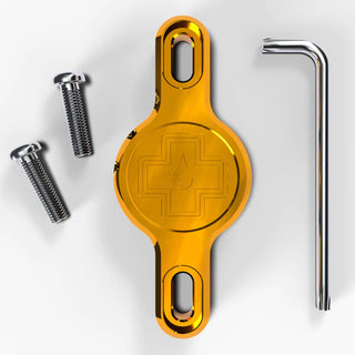 Muc-Off Secure Bicycle AirTag Holder - Gold