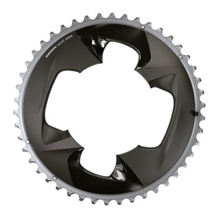 SRAM CHAIN RING ROAD 48T 107BCD 2X12 FORCE POLAR GREY WITH COVER PLATE