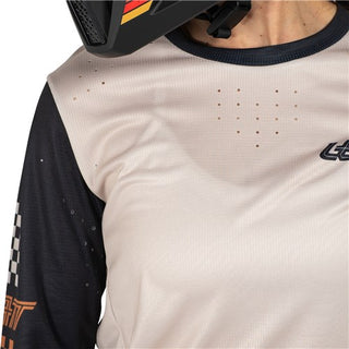 Leatt MTB Enduro 4.0 Women Jersey - Cream