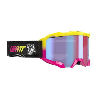 Leatt Goggle Velocity 4.0 MTB Iriz Mirror Coating - Ultra Contrast Blue 26% - 80'S Skull Blue