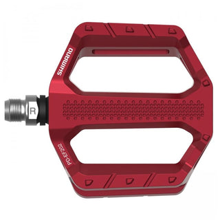 Shimano PD-EF202 Flat Platform E-Bike/Trekking/Urban Pedals Red