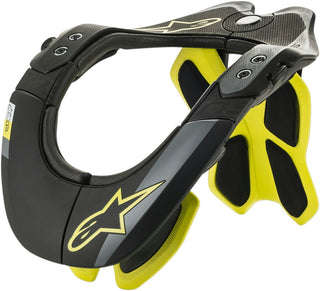 Alpinestars BNS Tech-2 Neck Brace Protector - Black/Yellow