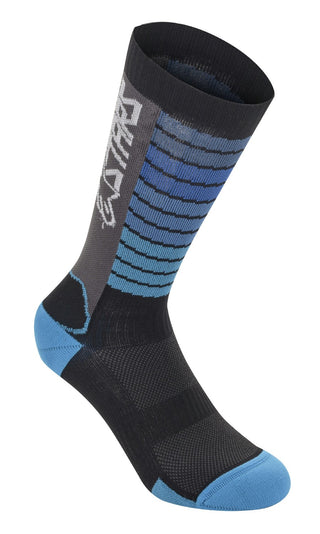 Alpinestars Drop Socks 22 - Black Aqua