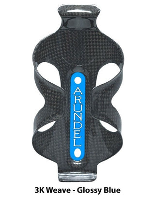 Arundel Dave-O Carbon Bottle Cage - Gloss 3K Blue