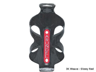 Arundel Dave-O Carbon Bottle Cage - Gloss 3K Red