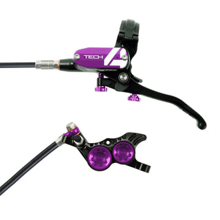 Hope Tech4 V4 Brake Front Black Cable - Black/Purple