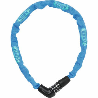 Abus Steel-O-Chain 5805C Combo - 75cm X 5mm Blue - No Brkt