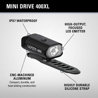 Lezyne Led Mini Drive 400XL Black Y13