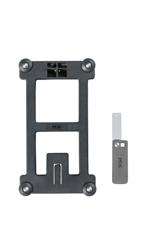 Basil Mik Bag/Basket Adapter Plate - Black