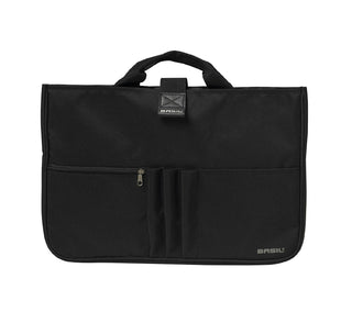 Basil Organiser Notebook Bag - Black