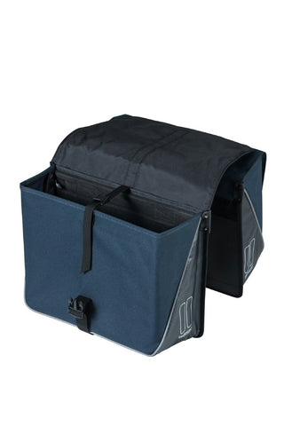 Basil Forte Double Bicycle Bag 35L - Navy Blue/Black