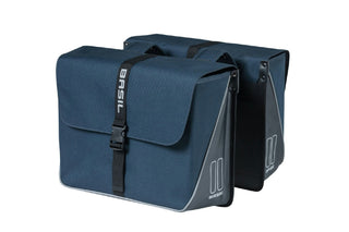 Basil Forte Double Bicycle Bag 35L - Navy Blue/Black