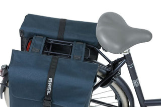 Basil Forte Double Bicycle Bag 35L - Navy Blue/Black