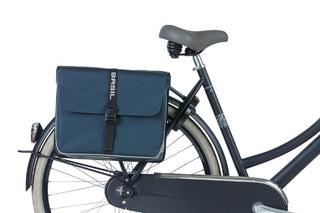 Basil Forte Double Bicycle Bag 35L - Navy Blue/Black