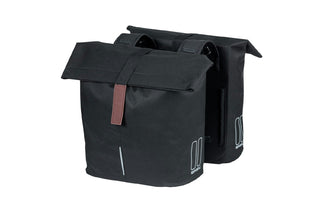 Basil City Double Pannier Bag 28-32L - Black