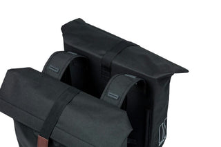 Basil City Double Pannier Bag 28-32L - Black