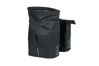 Basil City Double Pannier Bag 28-32L - Black