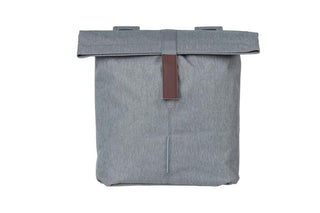 Basil City Double Bag 28-32L - Grey Melee