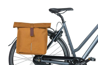 Basil City Double Bag 28-32L - Camel Brown