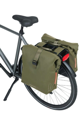 Basil Soho Double Bag Nordlicht 41L - Moss Green