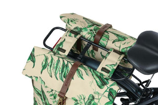 Basil Ever-Green Double Bag 28-38L - Sandshell Beige