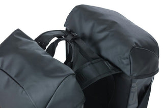 Basil Miles Tarpaulin Double Bag 34L - Black Orange