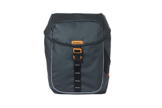 Basil Miles Tarpaulin Double Bag 34L - Black Orange