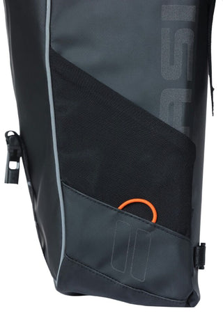 Basil Miles Tarpaulin Double Bag 34L - Black Orange