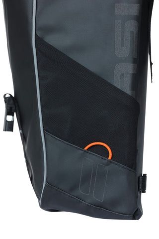 Basil Miles Tarpaulin Double Bag Mik 34L - Black/Orange