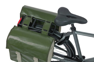 Basil Urban Load Double Pannier Bag 48-53L - Moss Green
