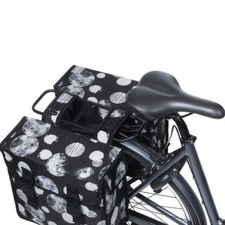 Basil Mara XL Sphere Double Pannier Bag 35L - Black/Grey