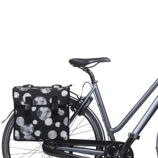 Basil Mara XL Sphere Double Pannier Bag 35L - Black/Grey