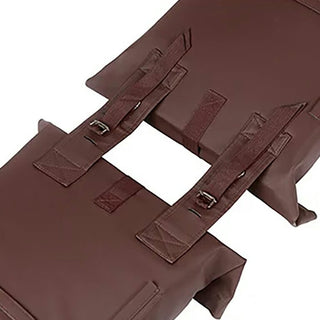 Basil City Bicycle Double Pannier Bag 28-32L - Roasted Brown