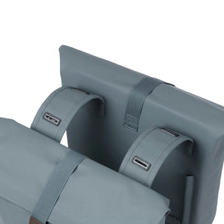 Basil City Double Pannier Bag 28-32L - Graphite Blue