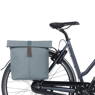 Basil City Double Pannier Bag 28-32L - Graphite Blue