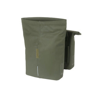 Basil City Double Pannier Bag 28-32L - Moss Green