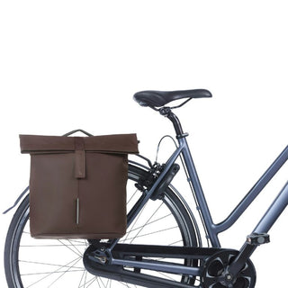 Basil City Double Pannier Bag Mik 28-32L - Roasted Brown