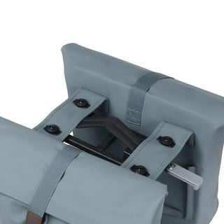 Basil City Double Pannier Bag Mik 28-32L - Graphite Blue