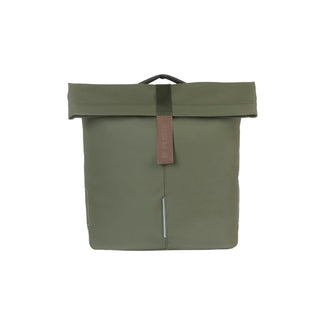 Basil City Double Double Pannier Bag Mik 32L - Moss Green