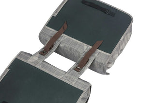 Basil Elegance Double Pannier Bag 40-49L - Chateau Taupe