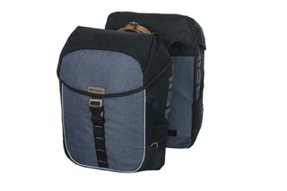 Basil Miles Double Bag 34L - Black Slate